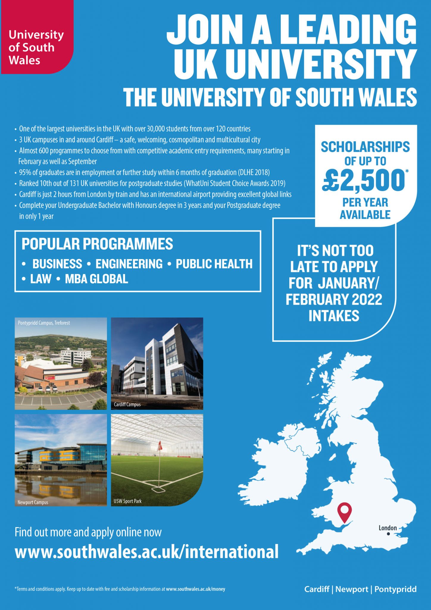 University Of South Wales Wales Bangladesh Chamber